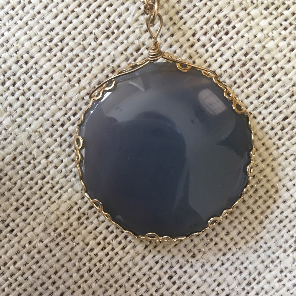 Francesca’s Grey Pendant Necklace - Picture 2 of 3